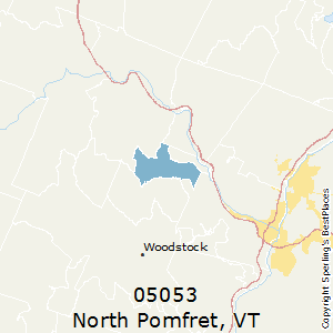 North_Pomfret,Vermont County Map
