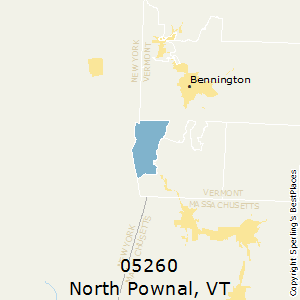 North_Pownal,Vermont County Map