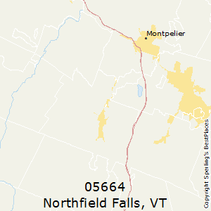 Northfield_Falls,Vermont County Map