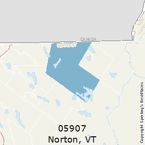 Norton,Vermont County Map