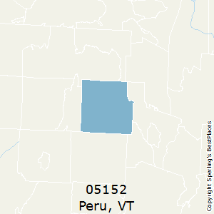 Peru,Vermont County Map