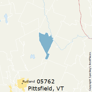 Pittsfield,Vermont County Map