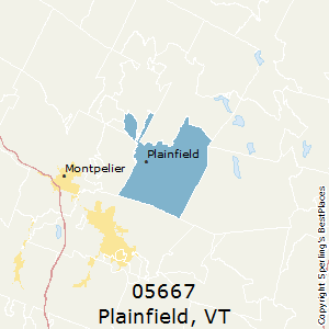 Plainfield,Vermont County Map