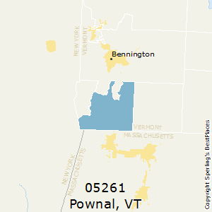 Pownal,Vermont County Map