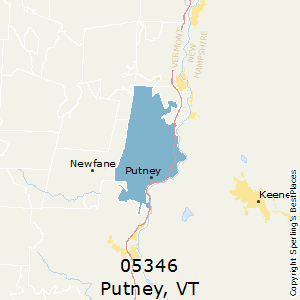 Putney,Vermont County Map