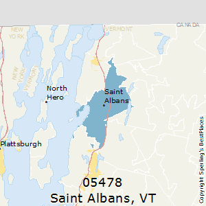 Saint_Albans,Vermont County Map