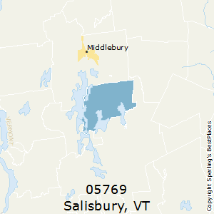 Salisbury,Vermont County Map