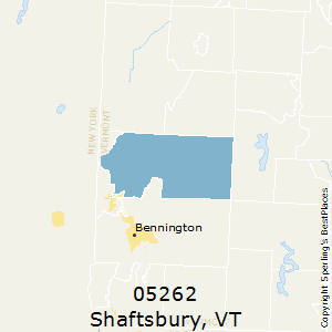 Shaftsbury,Vermont County Map