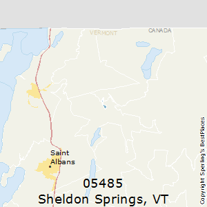 Sheldon_Springs,Vermont County Map