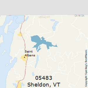 Sheldon,Vermont County Map