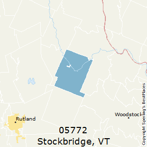 Stockbridge,Vermont County Map