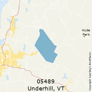 Underhill,Vermont County Map