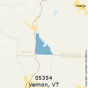 Vernon,Vermont(05354) Zip Code Map