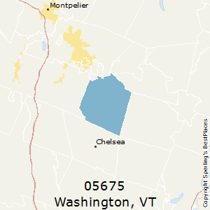 Washington,Vermont County Map