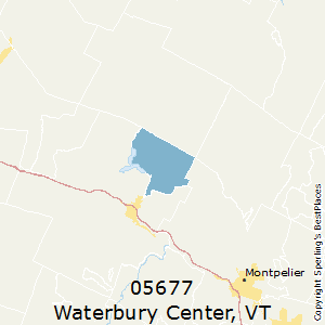 Waterbury_Center,Vermont County Map