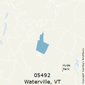 Waterville,Vermont County Map