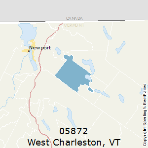West_Charleston,Vermont County Map