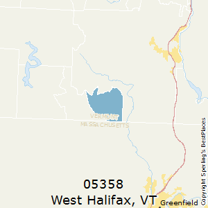 West_Halifax,Vermont County Map