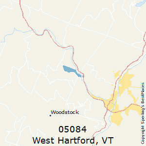 West_Hartford,Vermont County Map