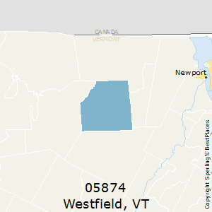 Westfield,Vermont County Map