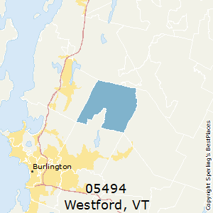 Westford,Vermont County Map