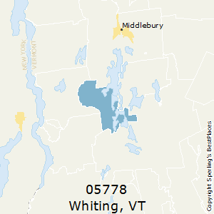 Whiting,Vermont County Map