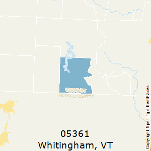 Whitingham,Vermont County Map