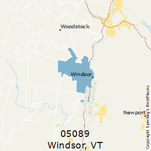 Windsor,Vermont County Map
