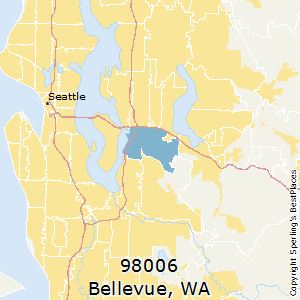 Bellevue,Washington County Map