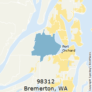 Bremerton,Washington County Map
