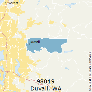Duvall,Washington County Map