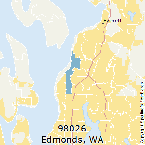 Edmonds,Washington County Map