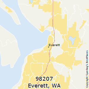 Everett Zip Code Map Best Places To Live In Everett (Zip 98207), Washington