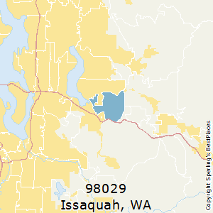 Issaquah,Washington County Map