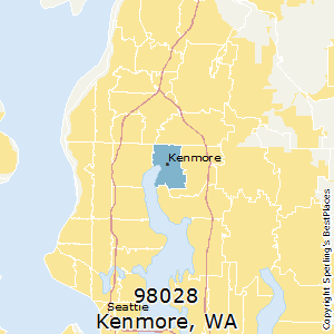 Kenmore,Washington County Map