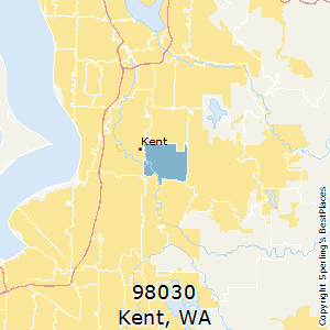 Kent,Washington County Map
