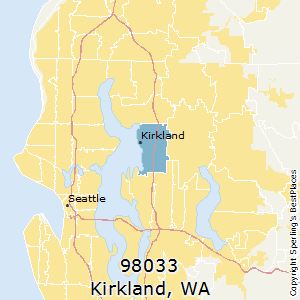 Kirkland,Washington County Map