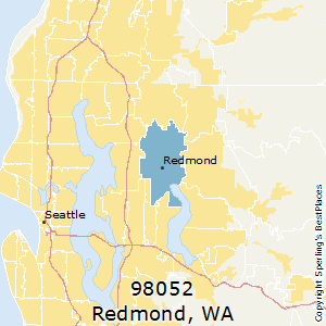 Redmond,Washington County Map