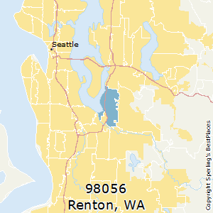 Renton,Washington County Map