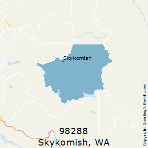 Skykomish,Washington County Map