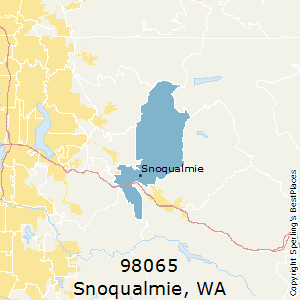 Snoqualmie,Washington County Map