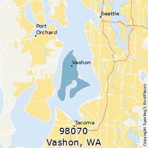 Vashon,Washington County Map