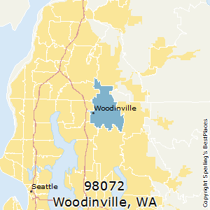 Woodinville,Washington County Map