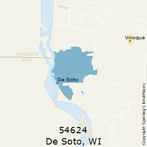 De_Soto,Wisconsin County Map