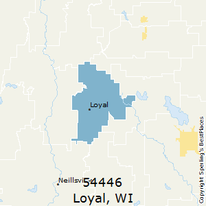 Loyal,Wisconsin County Map
