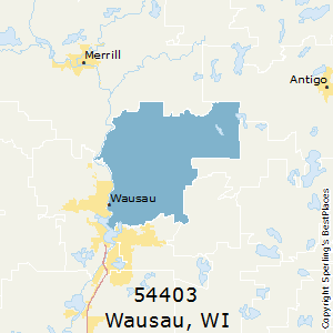 Wausau,Wisconsin County Map