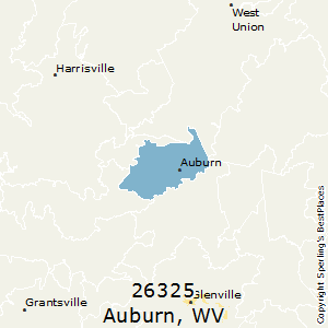 Auburn,West Virginia County Map