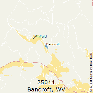Bancroft,West Virginia County Map