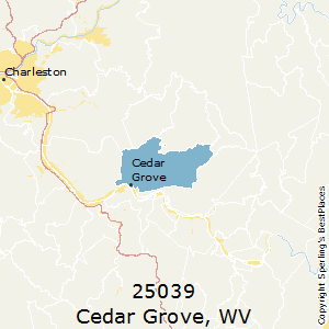Cedar_Grove,West Virginia County Map