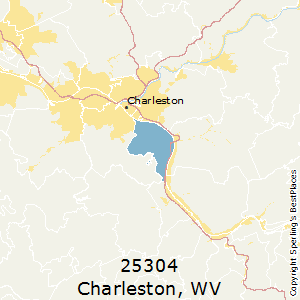 Charleston,West Virginia County Map